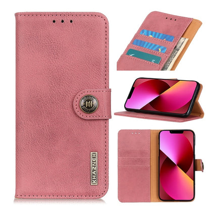 KHAZNEH Cowhide Texture Horizontal Flip Leather Phone Case, For iPhone 14, For iPhone 14 Plus, For iPhone 14 Pro, For iPhone 14 Pro Max