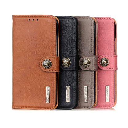 KHAZNEH Cowhide Texture Horizontal Flip Leather Phone Case, For iPhone 14, For iPhone 14 Plus, For iPhone 14 Pro, For iPhone 14 Pro Max