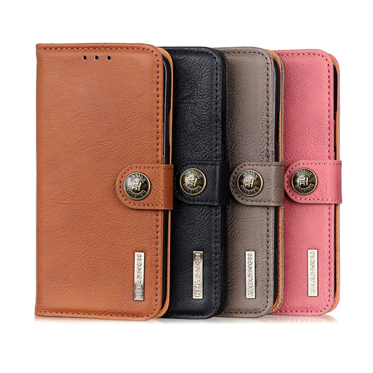 KHAZNEH Cowhide Texture Horizontal Flip Leather Phone Case, For iPhone 14, For iPhone 14 Plus, For iPhone 14 Pro, For iPhone 14 Pro Max