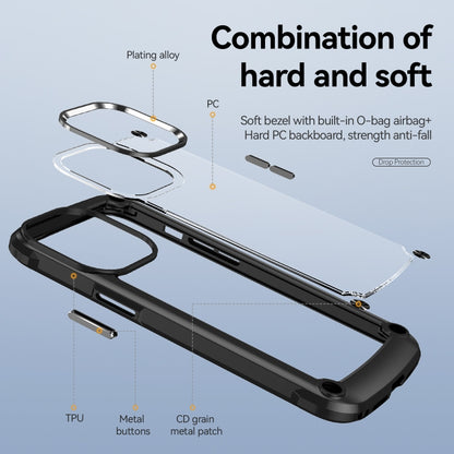 جراب هاتف لحماية العدسات من مادة TPU + PC، لهاتف iPhone 14، لهاتف iPhone 14 Pro، لهاتف iPhone 14 Plus، لهاتف iPhone 14 Pro Max