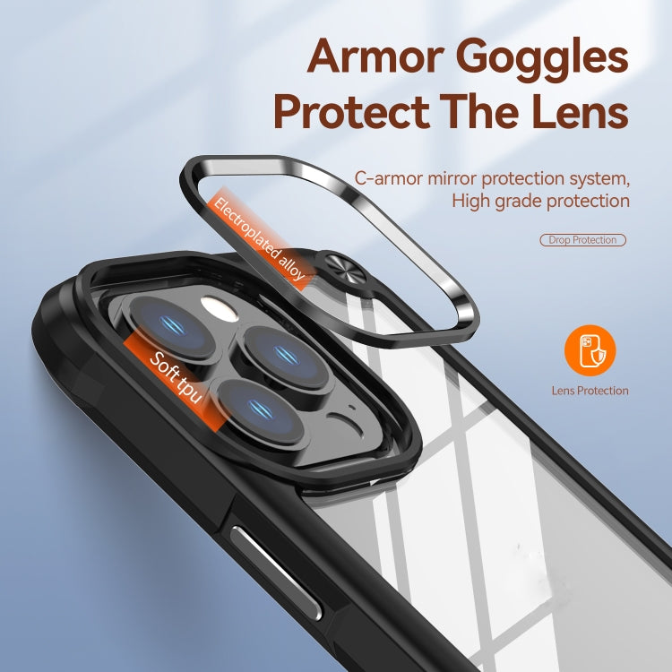 جراب هاتف لحماية العدسات من مادة TPU + PC، لهاتف iPhone 14، لهاتف iPhone 14 Pro، لهاتف iPhone 14 Plus، لهاتف iPhone 14 Pro Max