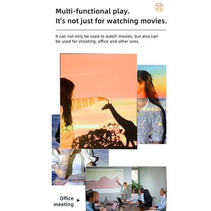 YG270+ 1280x720P 100ANSI LCD LED Smart Projector, Wireless Same Screen Version