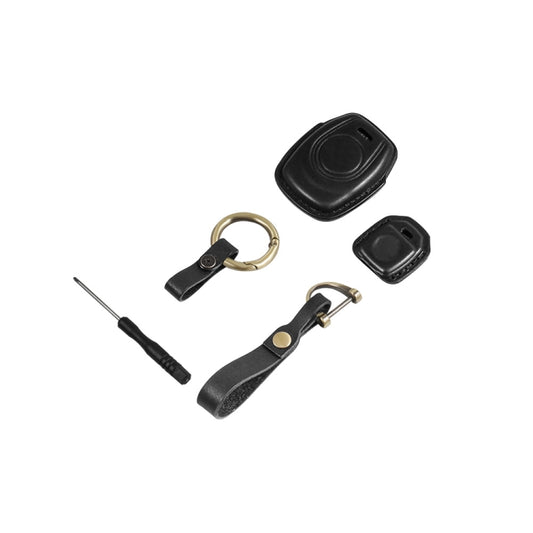 HP-A009 Motorcycle Cowhide Leather Induction Key Protective Cover for Harley Sportster S