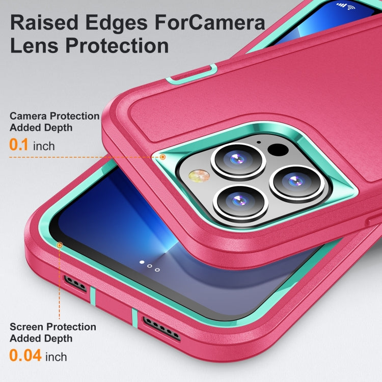 3 in 1 Rugged Holder Phone Case, For iPhone 14, For iPhone 14 Plus, For iPhone 14 Pro, For iPhone 14 Pro Max