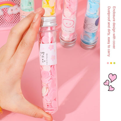 10pcs Disposable Portable Travel Tube Shape Boxed Confetti Soap Mini Soap Plate, Animal Series, Succulent Series, Fruit Series, Words Series, Constellation Series, Pig Baby Series