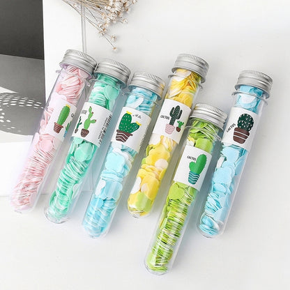 10pcs Disposable Portable Travel Tube Shape Boxed Confetti Soap Mini Soap Plate, Animal Series, Succulent Series, Fruit Series, Words Series, Constellation Series, Pig Baby Series