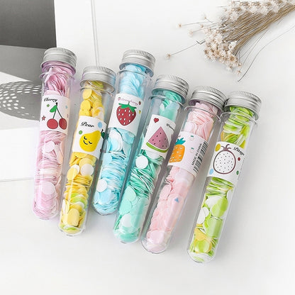 10pcs Disposable Portable Travel Tube Shape Boxed Confetti Soap Mini Soap Plate, Animal Series, Succulent Series, Fruit Series, Words Series, Constellation Series, Pig Baby Series