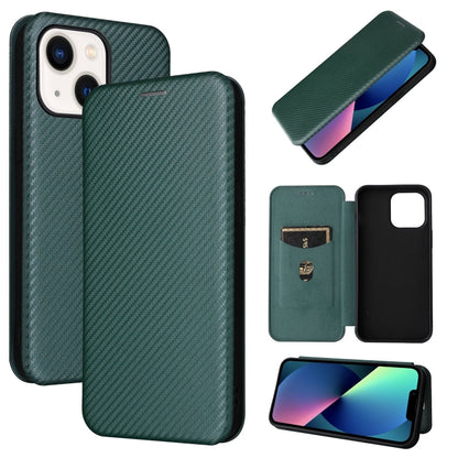جراب هاتف جلدي مغناطيسي من ألياف الكربون، مناسب لأجهزة iPhone 14 وiPhone 14 Plus وiPhone 14 Pro وiPhone 14 Pro Max