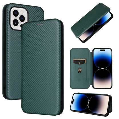 جراب هاتف جلدي مغناطيسي من ألياف الكربون، مناسب لأجهزة iPhone 14 وiPhone 14 Plus وiPhone 14 Pro وiPhone 14 Pro Max