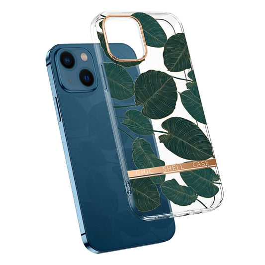 جراب هاتف شفاف مطلي كهربائيًا على شكل زهرة، مناسب لأجهزة iPhone 14 وiPhone 14 Pro وiPhone 14 Plus وiPhone 14 Pro Max