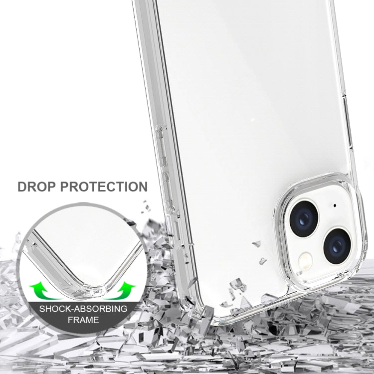 جراب هاتف مقاوم للصدمات والخدش مصنوع من مادة TPU + أكريليك، مناسب لأجهزة iPhone 14 وiPhone 14 Plus وiPhone 14 Pro وiPhone 14 Pro Max