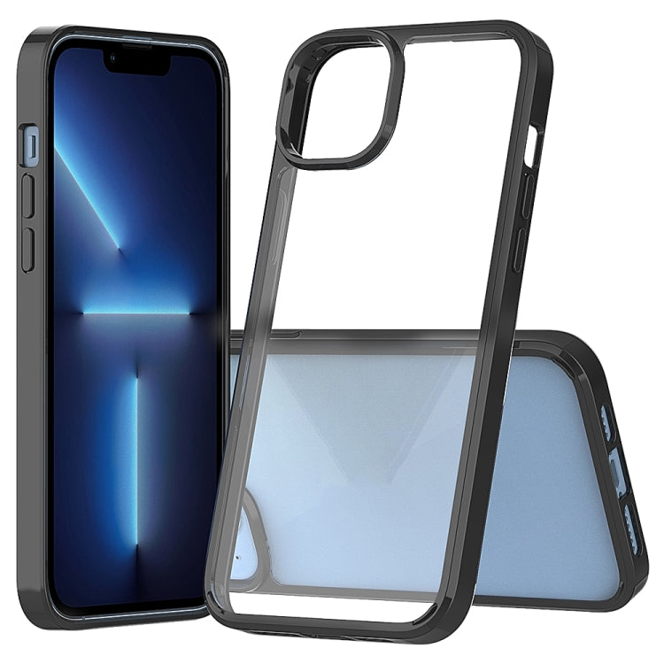 جراب هاتف مقاوم للصدمات والخدش مصنوع من مادة TPU + أكريليك، مناسب لأجهزة iPhone 14 وiPhone 14 Plus وiPhone 14 Pro وiPhone 14 Pro Max