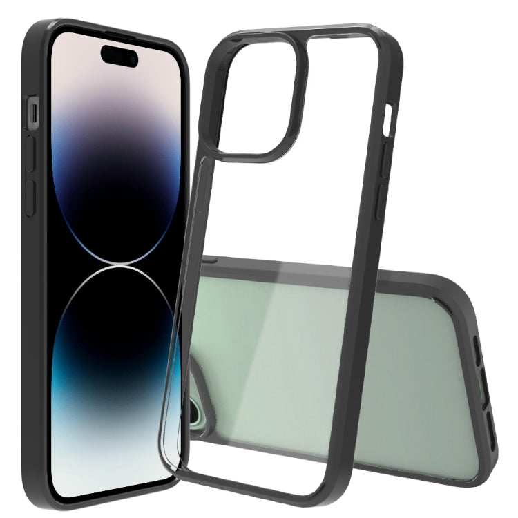 جراب هاتف مقاوم للصدمات والخدش مصنوع من مادة TPU + أكريليك، مناسب لأجهزة iPhone 14 وiPhone 14 Plus وiPhone 14 Pro وiPhone 14 Pro Max