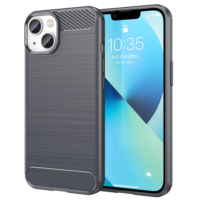 جراب هاتف من ألياف الكربون المصقولة من مادة TPU، مناسب لأجهزة iPhone 14 Pro Max وiPhone 14 Plus وiPhone 14 وiPhone 14 Pro