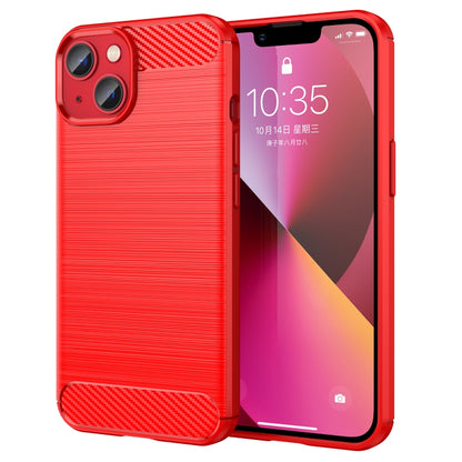 جراب هاتف من ألياف الكربون المصقولة من مادة TPU، مناسب لأجهزة iPhone 14 Pro Max وiPhone 14 Plus وiPhone 14 وiPhone 14 Pro