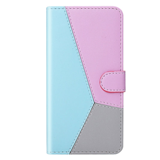 Tricolor Stitching Flip Leather Phone Case, For iPhone 14 Plus, For iPhone 14, For iPhone 14 Pro, For iPhone 14 Pro Max