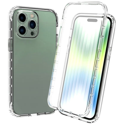 جراب هاتف شفاف متدرج مقاوم للصدمات بالكامل، مناسب لأجهزة iPhone 14 وiPhone 14 Pro وiPhone 14 Plus وiPhone 14 Pro Max