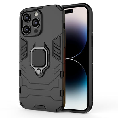 جراب هاتف مزود بحلقة مغناطيسية من البولي كربونات + مادة TPU، مناسب لهاتف iPhone 14 Plus، وiPhone 14، وiPhone 14 Pro، وiPhone 14 Pro Max