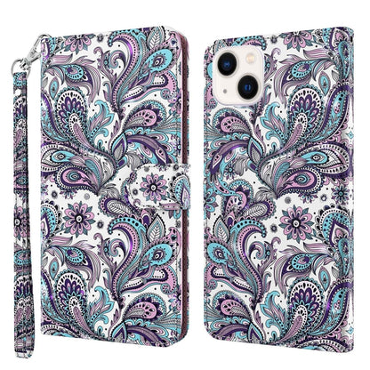 3D Painting Pattern Flip Leather Phone Case, For iPhone 14, For iPhone 14 Plus, For iPhone 14 Pro, For iPhone 14 Pro Max