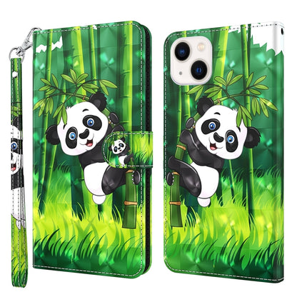 3D Painting Pattern Flip Leather Phone Case, For iPhone 14, For iPhone 14 Plus, For iPhone 14 Pro, For iPhone 14 Pro Max