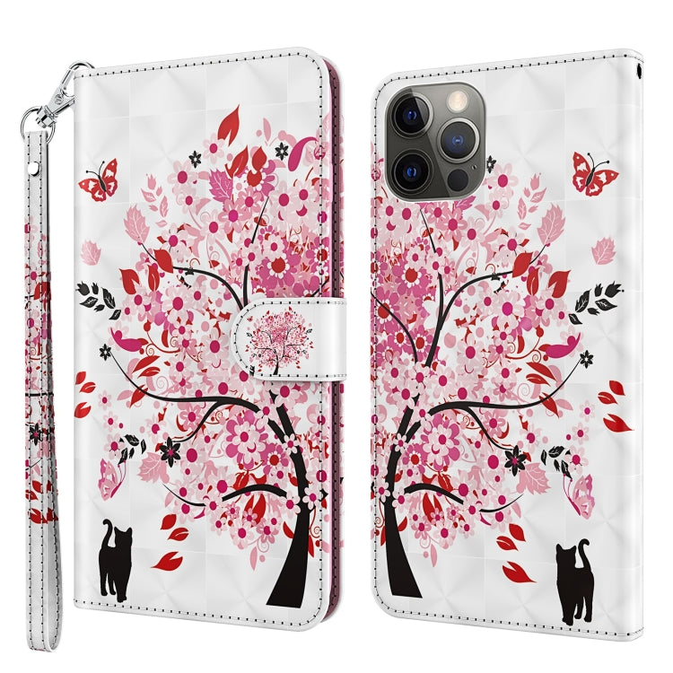 3D Painting Pattern Flip Leather Phone Case, For iPhone 14, For iPhone 14 Plus, For iPhone 14 Pro, For iPhone 14 Pro Max