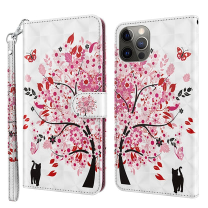 3D Painting Pattern Flip Leather Phone Case, For iPhone 14, For iPhone 14 Plus, For iPhone 14 Pro, For iPhone 14 Pro Max