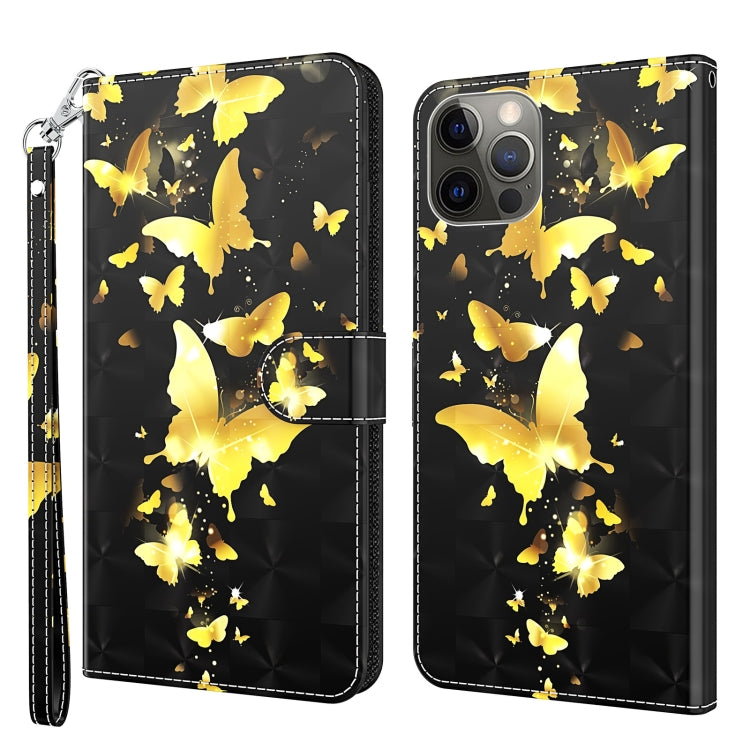 3D Painting Pattern Flip Leather Phone Case, For iPhone 14, For iPhone 14 Plus, For iPhone 14 Pro, For iPhone 14 Pro Max