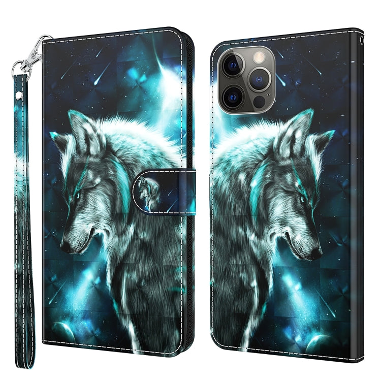 3D Painting Pattern Flip Leather Phone Case, For iPhone 14, For iPhone 14 Plus, For iPhone 14 Pro, For iPhone 14 Pro Max