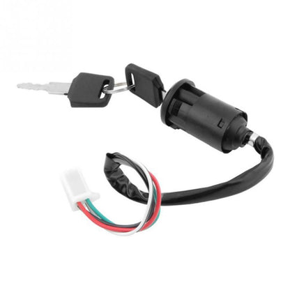 5 PCS Motorcycle Female Plug Ignition Key Switch Set, Female Plug