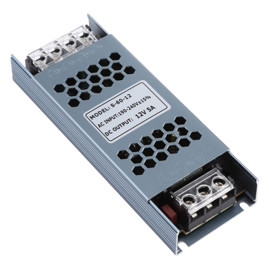 محول طاقة LED AC170-240V، DC12V 5A 60W، DC24V 2.5A 60W، DC12V 8.5A 100W، DC24V 4.5A 100W، DC12V 12.5A 150W، DC24V 6.3A 150W، DC12V 33.3A 400W، DC24V 16.7A 400W