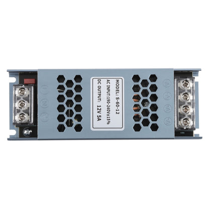 محول طاقة LED AC170-240V، DC12V 5A 60W، DC24V 2.5A 60W، DC12V 8.5A 100W، DC24V 4.5A 100W، DC12V 12.5A 150W، DC24V 6.3A 150W، DC12V 33.3A 400W، DC24V 16.7A 400W