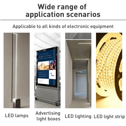 محول طاقة LED AC170-240V، DC12V 5A 60W، DC24V 2.5A 60W، DC12V 8.5A 100W، DC24V 4.5A 100W، DC12V 12.5A 150W، DC24V 6.3A 150W، DC12V 33.3A 400W، DC24V 16.7A 400W