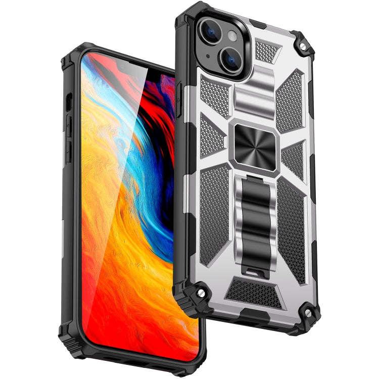 جراب هاتف مغناطيسي مقاوم للصدمات من ارمور مصنوع من مادة TPU + PC مع حامل، لهاتف iPhone 14، وiPhone 14 Pro، وiPhone 14 Pro Max، وiPhone 14 Plus