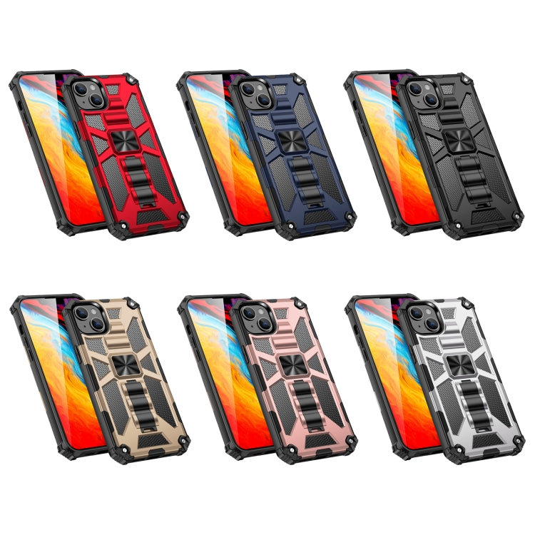 جراب هاتف مغناطيسي مقاوم للصدمات من ارمور مصنوع من مادة TPU + PC مع حامل، لهاتف iPhone 14، وiPhone 14 Pro، وiPhone 14 Pro Max، وiPhone 14 Plus