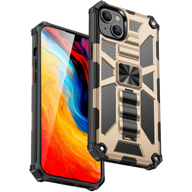 جراب هاتف مغناطيسي مقاوم للصدمات من ارمور مصنوع من مادة TPU + PC مع حامل، لهاتف iPhone 14، وiPhone 14 Pro، وiPhone 14 Pro Max، وiPhone 14 Plus
