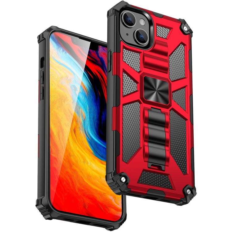 جراب هاتف مغناطيسي مقاوم للصدمات من ارمور مصنوع من مادة TPU + PC مع حامل، لهاتف iPhone 14، وiPhone 14 Pro، وiPhone 14 Pro Max، وiPhone 14 Plus