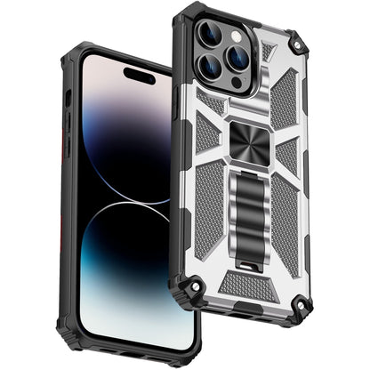 جراب هاتف مغناطيسي مقاوم للصدمات من ارمور مصنوع من مادة TPU + PC مع حامل، لهاتف iPhone 14، وiPhone 14 Pro، وiPhone 14 Pro Max، وiPhone 14 Plus