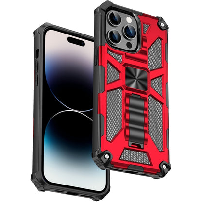 جراب هاتف مغناطيسي مقاوم للصدمات من ارمور مصنوع من مادة TPU + PC مع حامل، لهاتف iPhone 14، وiPhone 14 Pro، وiPhone 14 Pro Max، وiPhone 14 Plus
