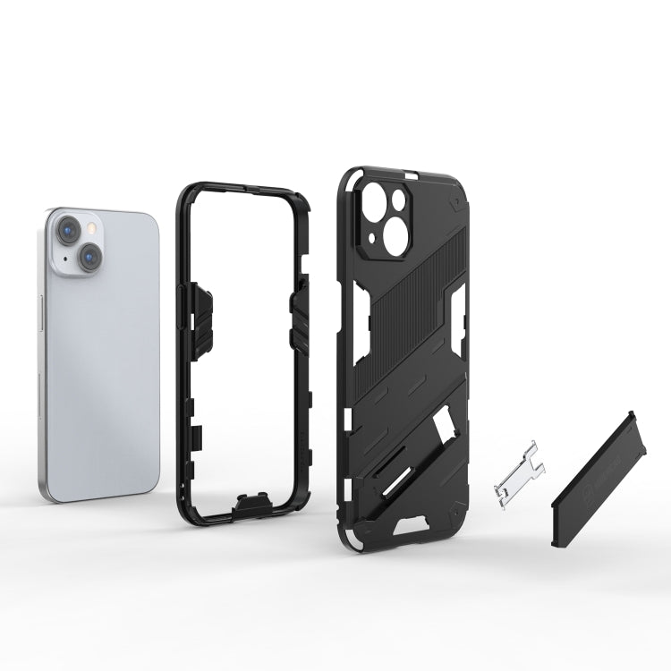 جراب هاتف Punk Armor 2 في 1 من قطعة واحدة + TPU، لهاتف iPhone 14، وiPhone 14 Plus، وiPhone 14 Pro، وiPhone 14 Pro Max