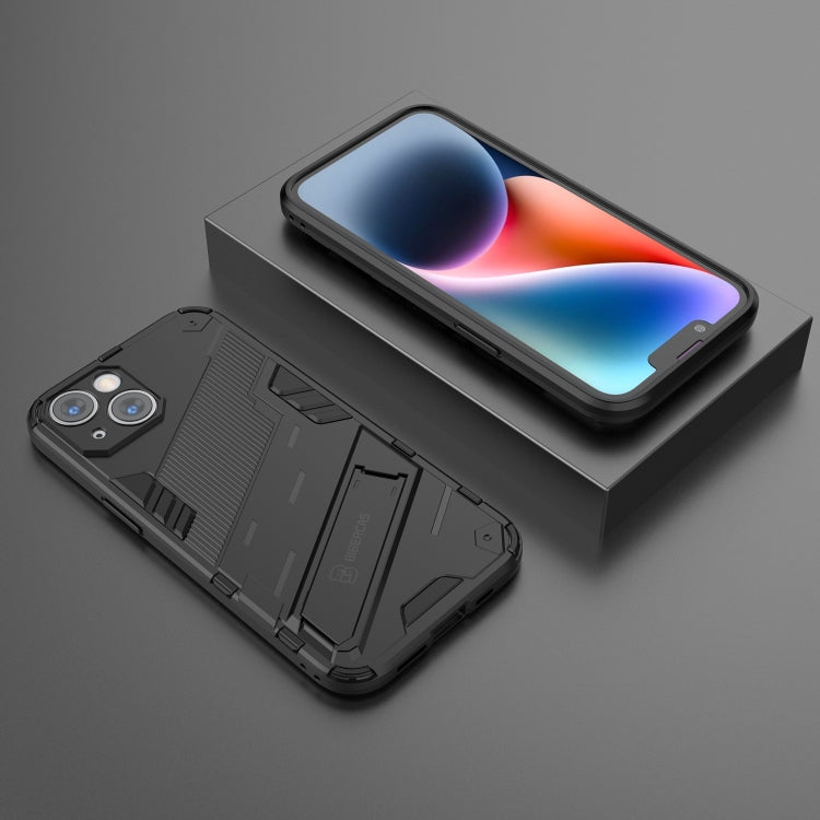 جراب هاتف Punk Armor 2 في 1 من قطعة واحدة + TPU، لهاتف iPhone 14، وiPhone 14 Plus، وiPhone 14 Pro، وiPhone 14 Pro Max