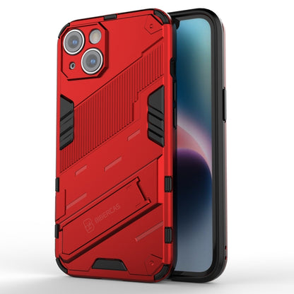 جراب هاتف Punk Armor 2 في 1 من قطعة واحدة + TPU، لهاتف iPhone 14، وiPhone 14 Plus، وiPhone 14 Pro، وiPhone 14 Pro Max