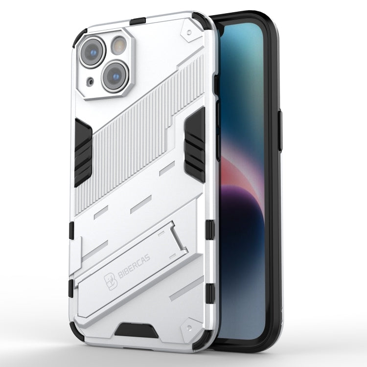 جراب هاتف Punk Armor 2 في 1 من قطعة واحدة + TPU، لهاتف iPhone 14، وiPhone 14 Plus، وiPhone 14 Pro، وiPhone 14 Pro Max