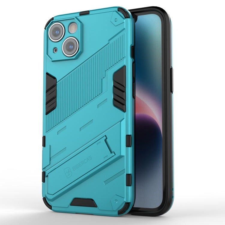 جراب هاتف Punk Armor 2 في 1 من قطعة واحدة + TPU، لهاتف iPhone 14، وiPhone 14 Plus، وiPhone 14 Pro، وiPhone 14 Pro Max