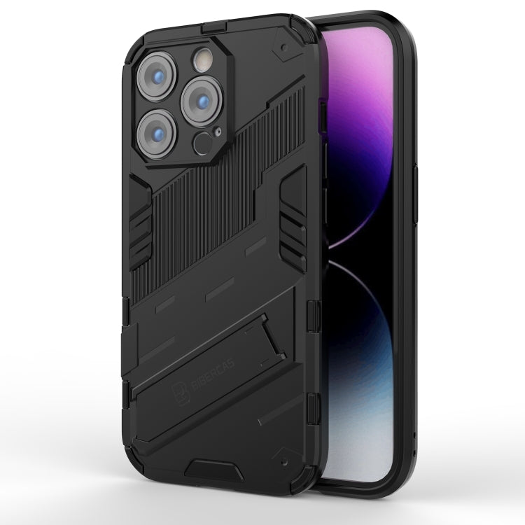 جراب هاتف Punk Armor 2 في 1 من قطعة واحدة + TPU، لهاتف iPhone 14، وiPhone 14 Plus، وiPhone 14 Pro، وiPhone 14 Pro Max