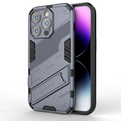 جراب هاتف Punk Armor 2 في 1 من قطعة واحدة + TPU، لهاتف iPhone 14، وiPhone 14 Plus، وiPhone 14 Pro، وiPhone 14 Pro Max