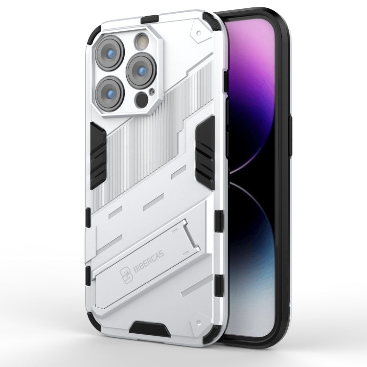 جراب هاتف Punk Armor 2 في 1 من قطعة واحدة + TPU، لهاتف iPhone 14، وiPhone 14 Plus، وiPhone 14 Pro، وiPhone 14 Pro Max