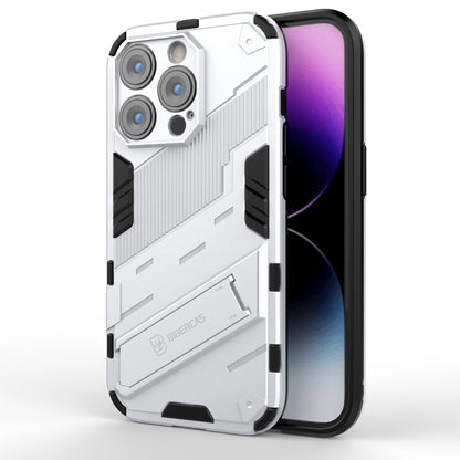 جراب هاتف Punk Armor 2 في 1 من قطعة واحدة + TPU، لهاتف iPhone 14، وiPhone 14 Plus، وiPhone 14 Pro، وiPhone 14 Pro Max