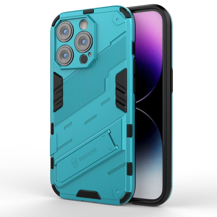جراب هاتف Punk Armor 2 في 1 من قطعة واحدة + TPU، لهاتف iPhone 14، وiPhone 14 Plus، وiPhone 14 Pro، وiPhone 14 Pro Max