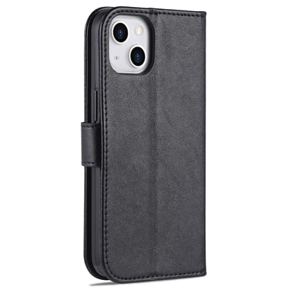 جراب جلدي أفقي قابل للطي من AZNS بتصميم جلد الغنم، مناسب لأجهزة iPhone 14 وiPhone 14 Plus وiPhone 14 Pro وiPhone 14 Pro Max