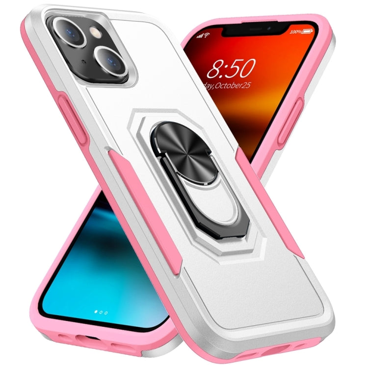 جراب هاتف متين مقاوم للصدمات مع مسند حلقي، مناسب لأجهزة iPhone 14 وiPhone 14 Plus وiPhone 14 Pro وiPhone 14 Pro Max